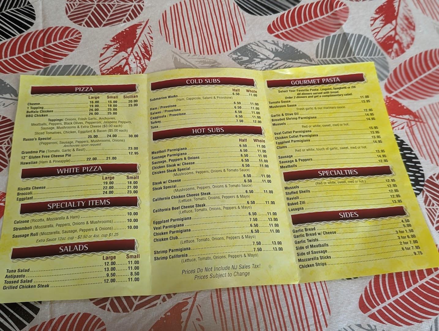 Russo's Pizza Shop